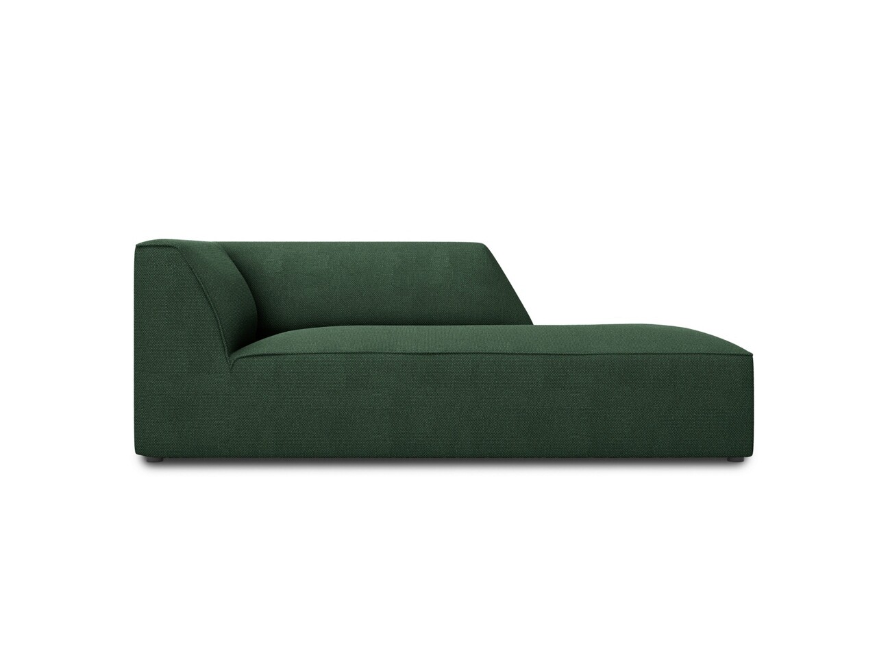 Sezlong living dreapta 1 loc, Ruby, Micadoni Home, BL, 180x93x69 cm, poliester, verde - imagine 6